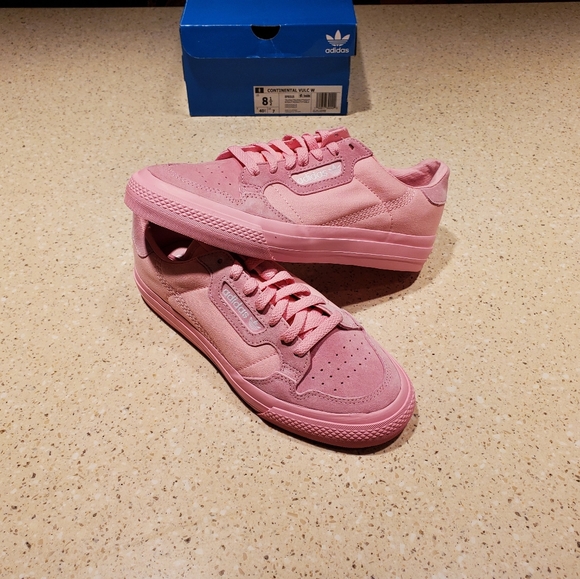 🆕️ NEW Adidas Continental Vulc True Pink - Picture 1 of 16